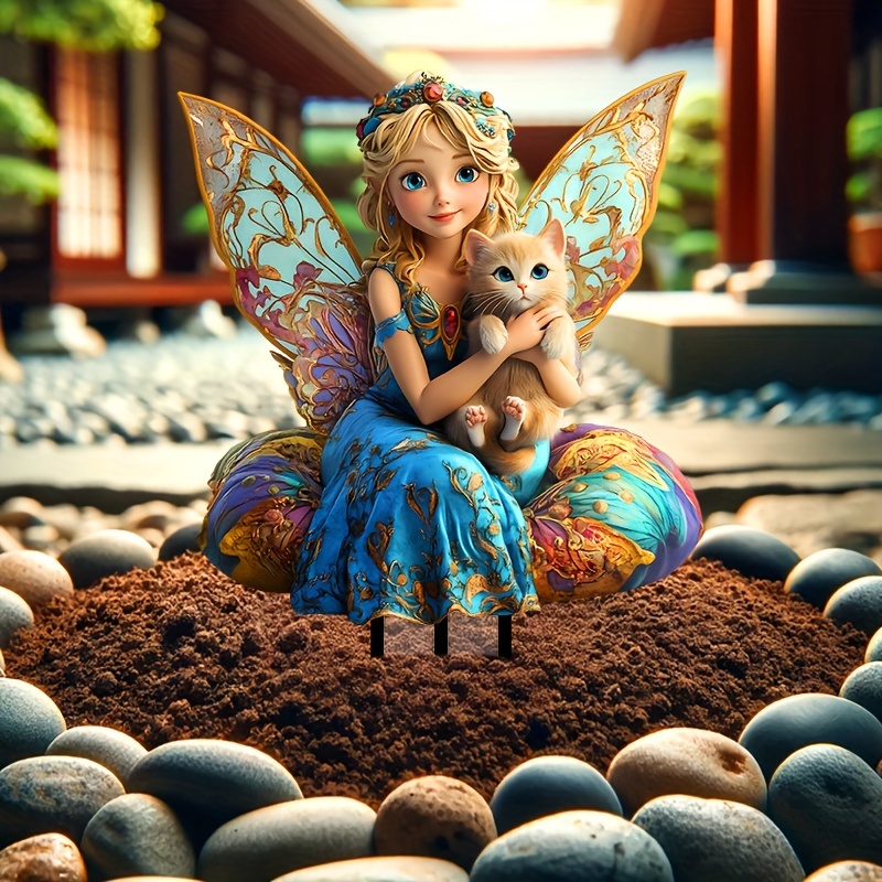 🔥Last Day Promotion 49% OFF-A cat and colorful fairies.
