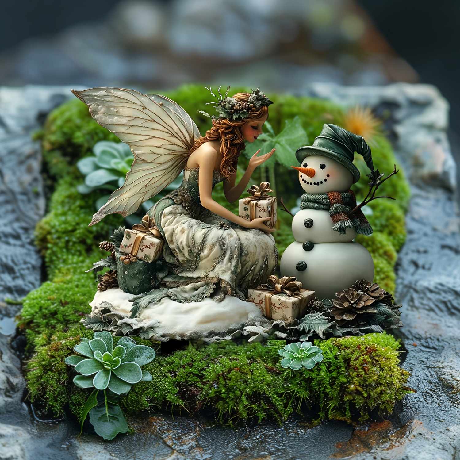 🔥Last Day Promotion 49% OFF-Winter Fairy and Snowman