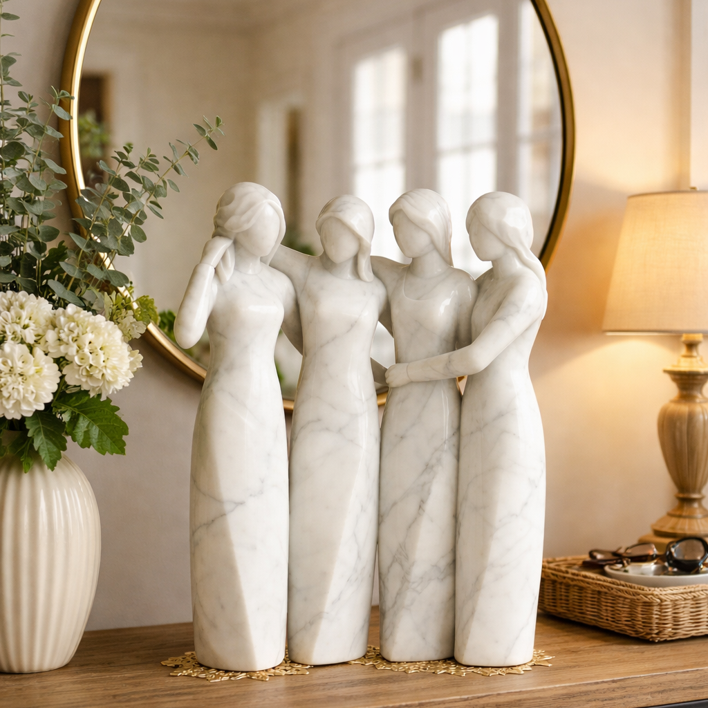 🔥LAST DAY 49% OFF🌊Sisters by My Side, Celebrates Friendships Three Sisters Sculpture