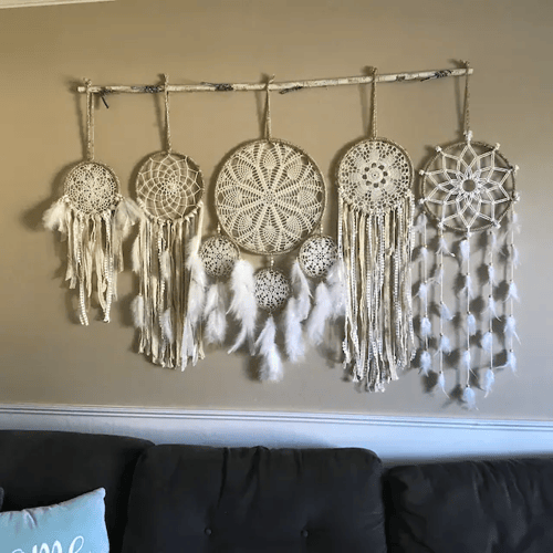 Dreamcatcher moon and stars hanging over the bed(Hot Sale-48% Off ）-KOLAICH™