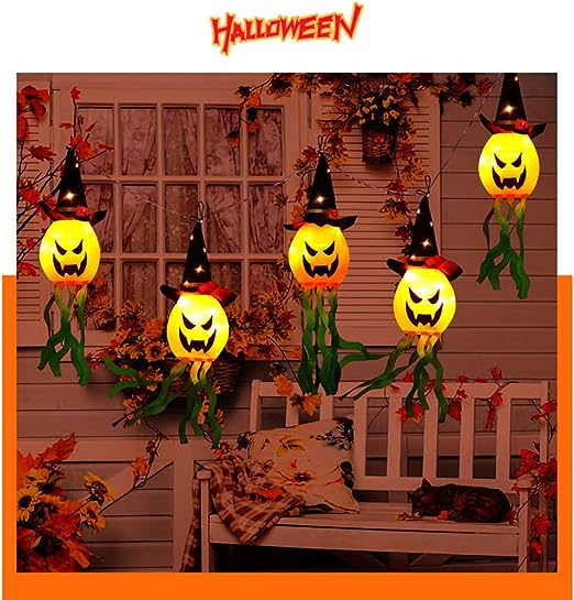 Halloween Wizard Pumpkin Hanging String Lights-KOLAICH™