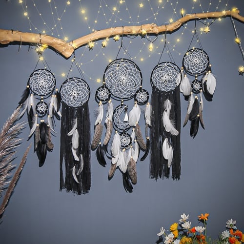 Dreamcatcher moon and stars hanging over the bed(Hot Sale-48% Off ）-KOLAICH™