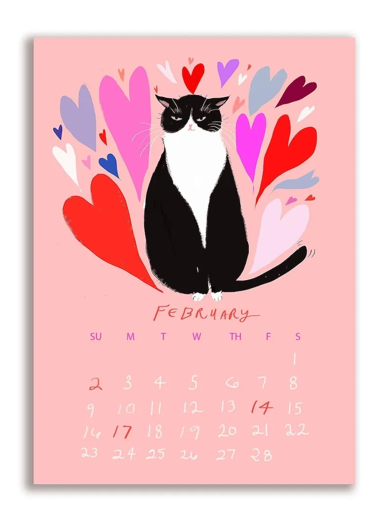 Christmas Hot Sale Now 49% Off | 2025 Dancing Cat Calendar