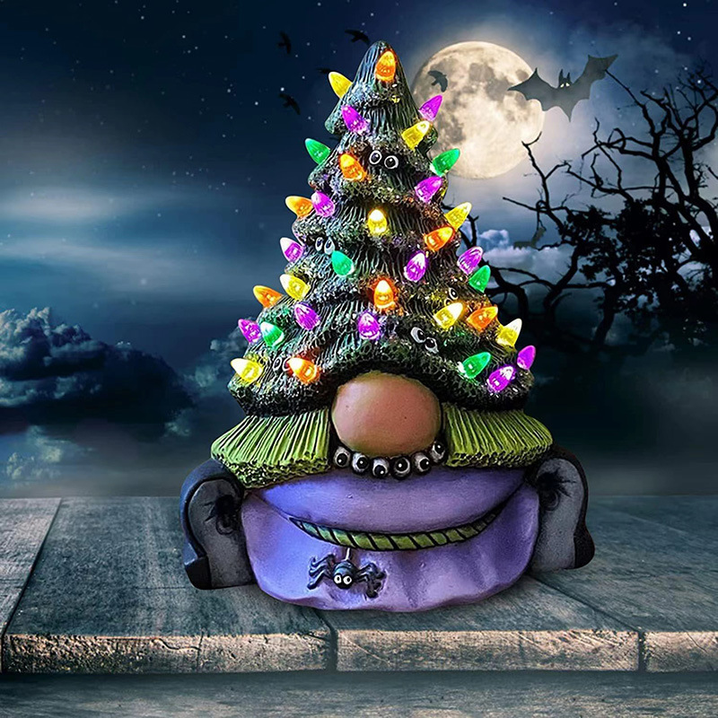 Dwarf Tree Sculpture Decoration Halloween lights-KOLAICH™