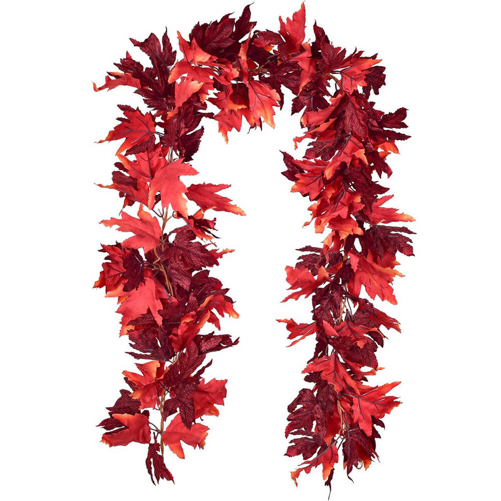 Halloween Hanging Simulated Decorative Maple Leaves