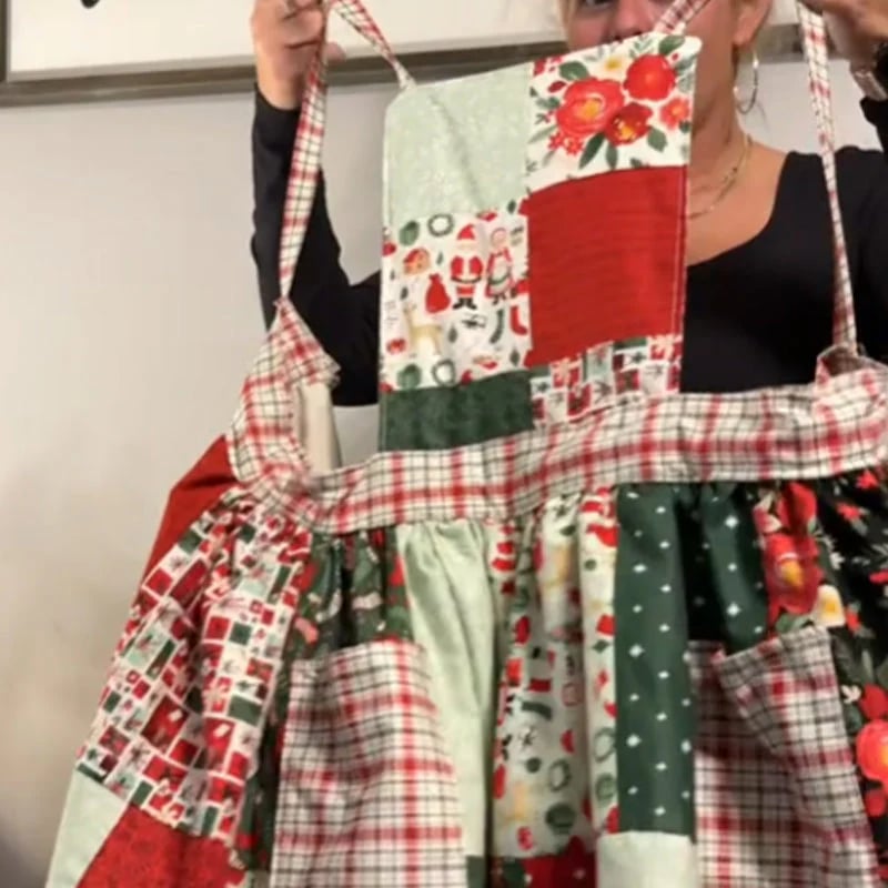 🔥LAST DAY 50% OFF🎄The Merry Stitch Christmas Apron