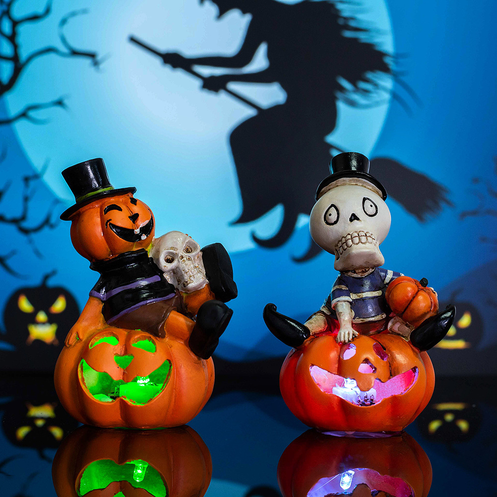 Halloween Glowing Skull Decoration-KOLAICH™