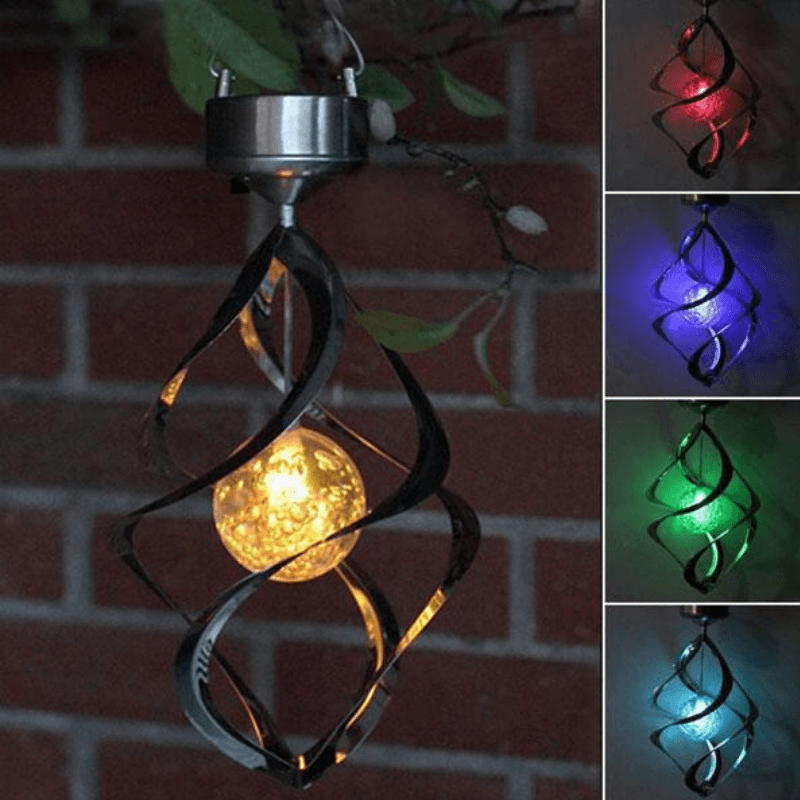 LED Color Changing Solar Revolving Wind Chimes Colorful Wind Chime to Your Place-KOLAICH™