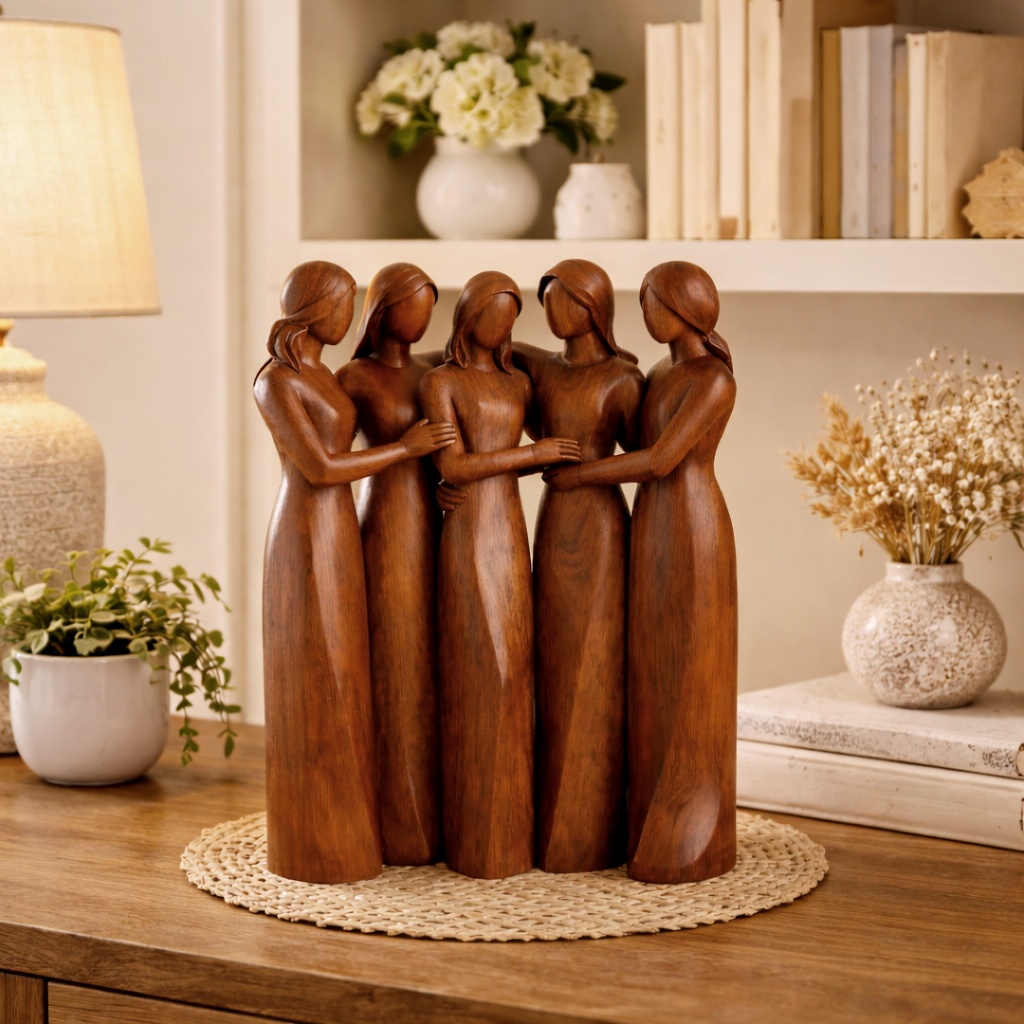 🔥LAST DAY 49% OFF🌊Sisters by My Side, Celebrates Friendships Three Sisters Sculpture