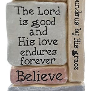 Handmade Cross Statue by Godisabove
