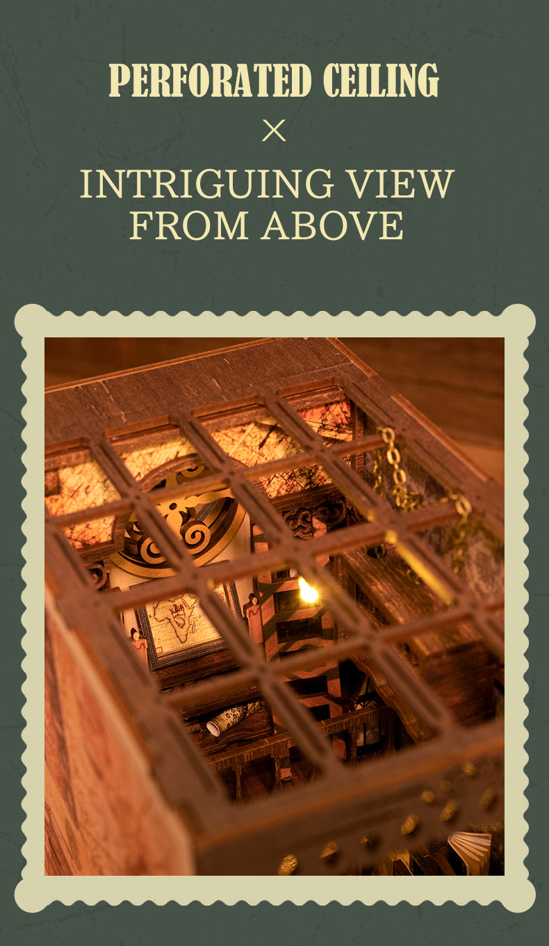 Book Nooks DIY 3D Wooden Puzzle