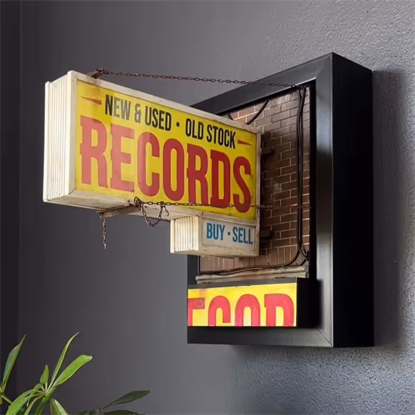 🔥Record Store Retro Wall Light - Record Collector Gift✨3-Year Warranty-KOLAICH™