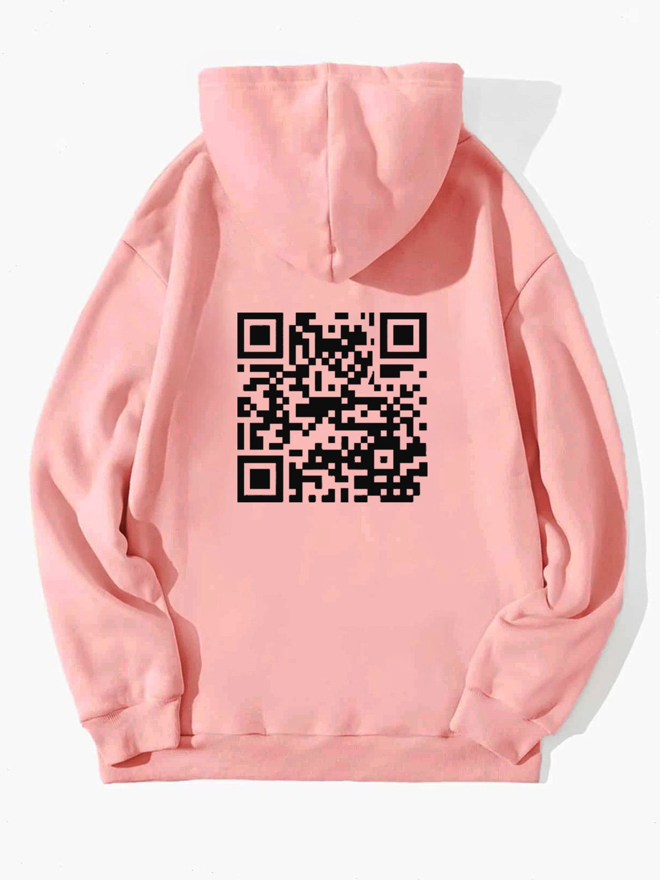 Funny FU QR Code Hoodie