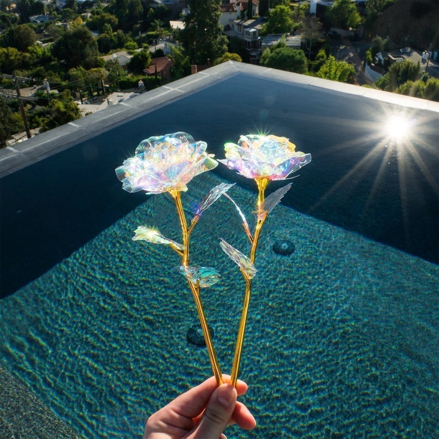 Mother's Day 49% OFFLimited Edition Luminous Galaxy Rose(With Stand and Gift Box) - Buy 3 Get 1 Free-KOLAICH™