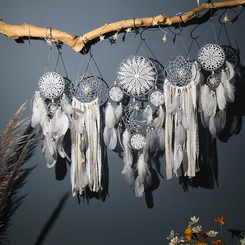 Dreamcatcher moon and stars hanging over the bed(Hot Sale-48% Off ）-KOLAICH™