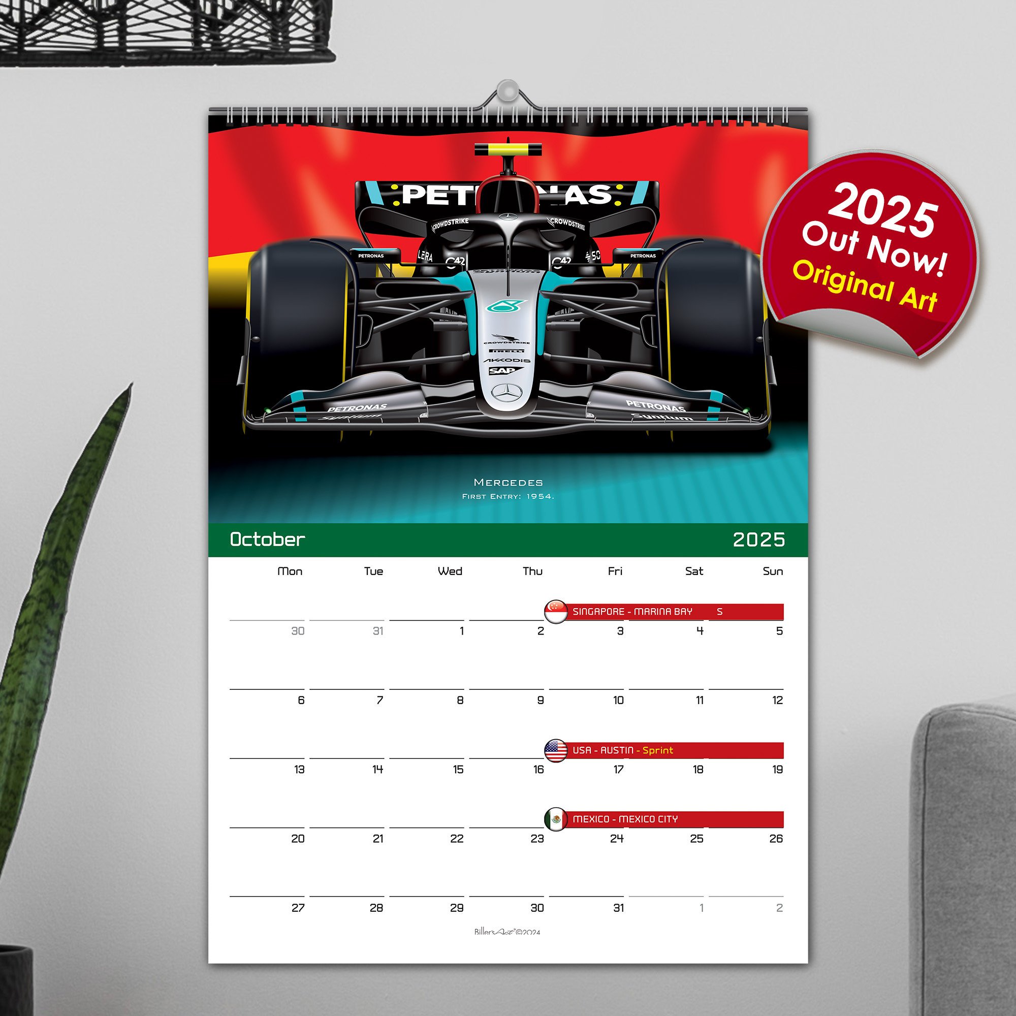 Formula 1 2025 Calendar