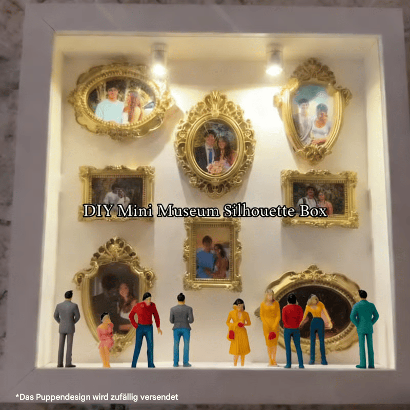 ✨DIY Mini-Museums-Silhouette-Box – Feiere deine einzigartigen Erinnerungen mit Stil 💖