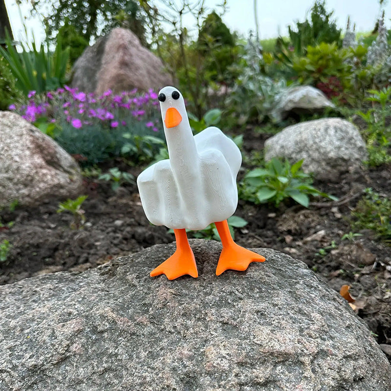 Middle Finger Duck Resin Ornament-KOLAICH™