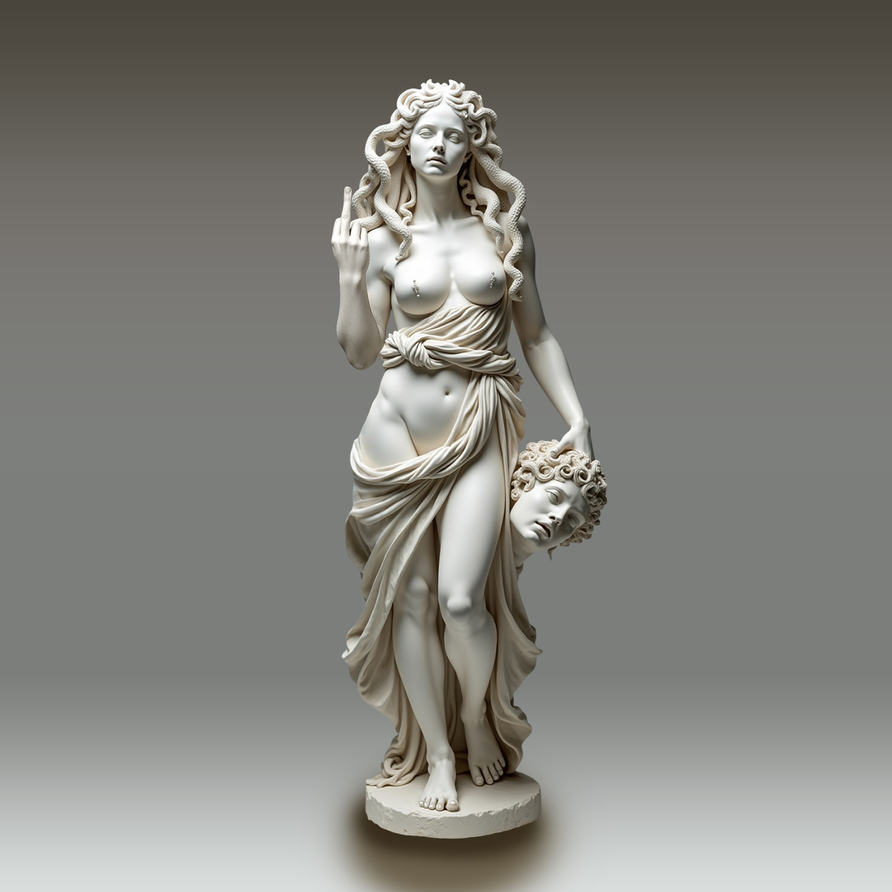 🎨✨ Medusa with Attitude - The original “Talk to the Hand” icon!