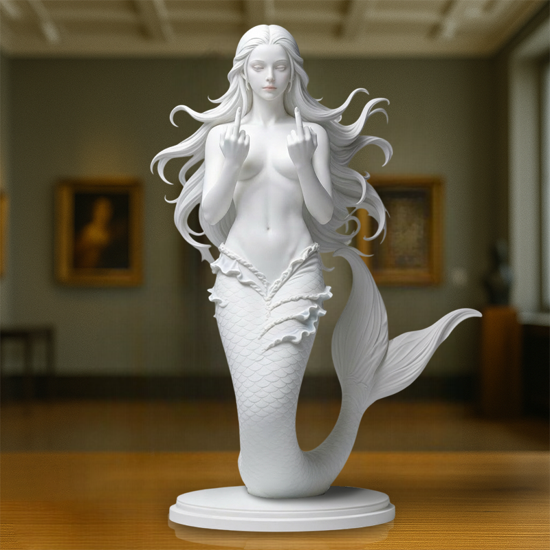 🎨✨KOLAICH™🎄 Attitude Mermaid — Original “Talking to the Wall” Icon!