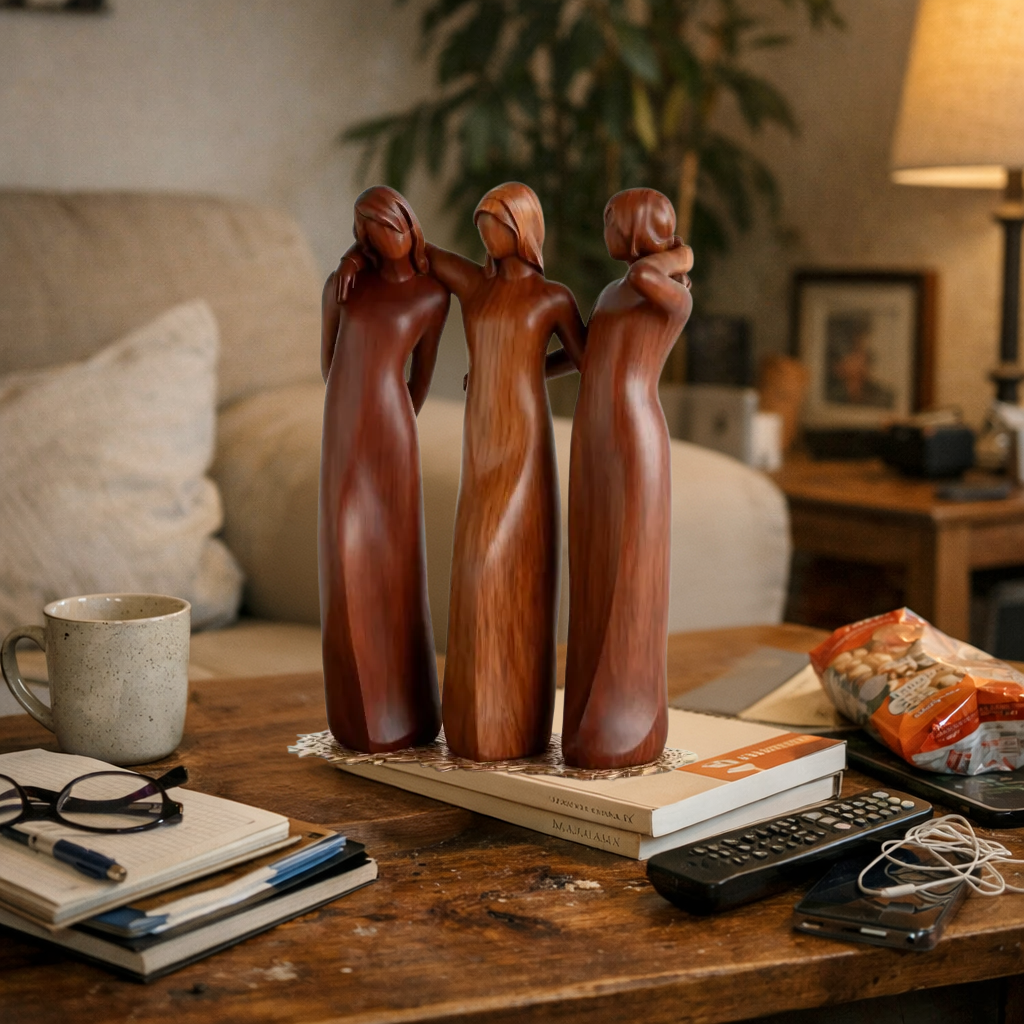 🔥LAST DAY 49% OFF🌊Sisters by My Side, Celebrates Friendships Three Sisters Sculpture