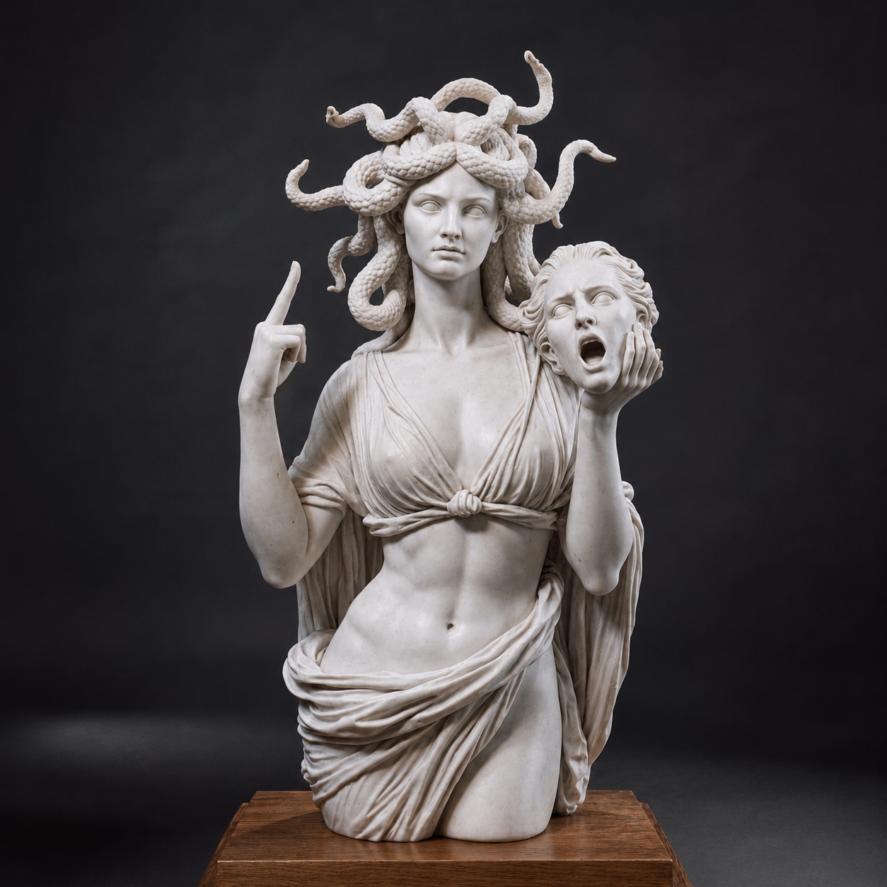 Medusa Statue With Attitude