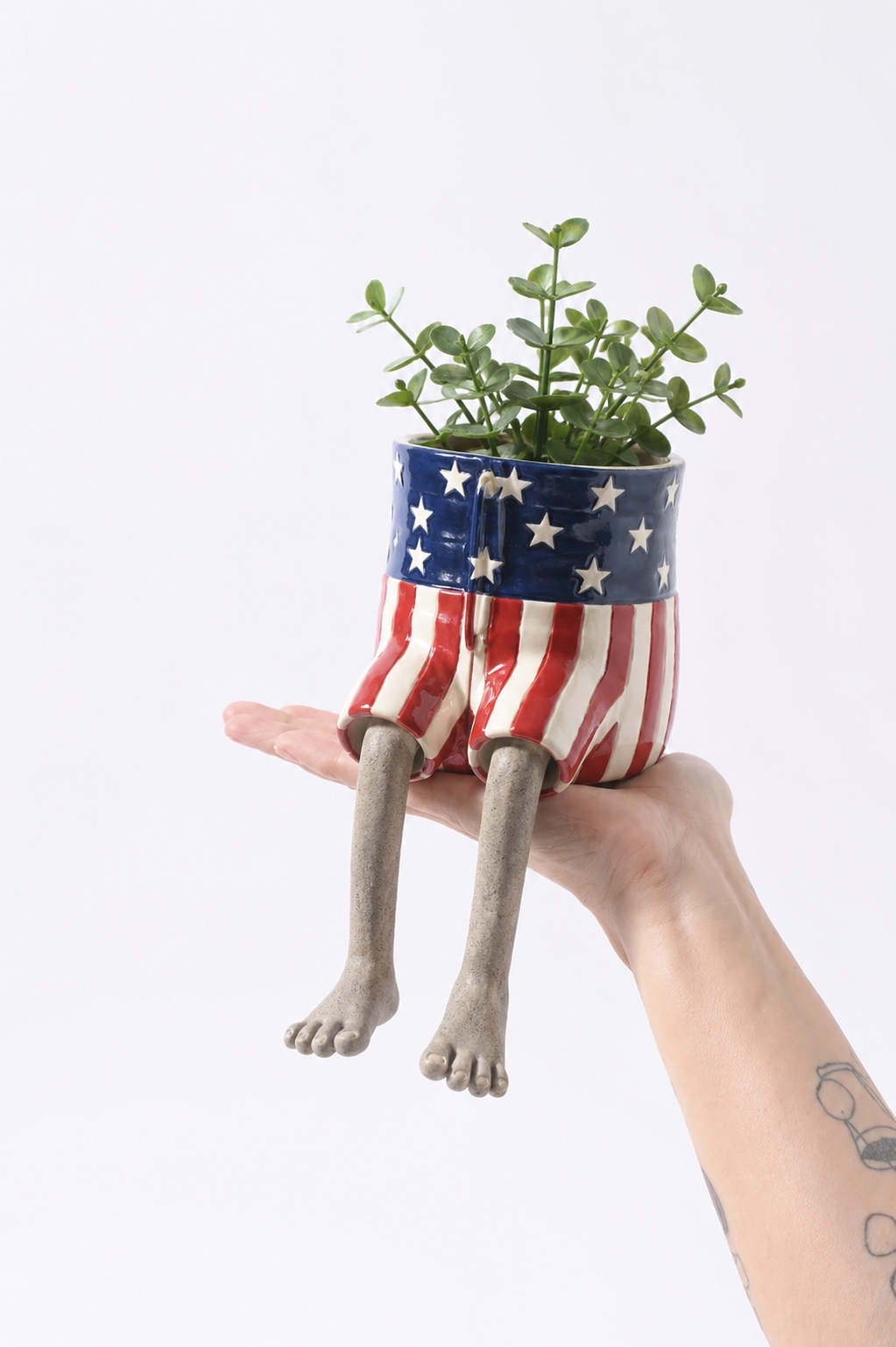 👖 The Hanging Legs Family™ Whimsical Hanging Legs Planter – Cute & Funny Home Decor