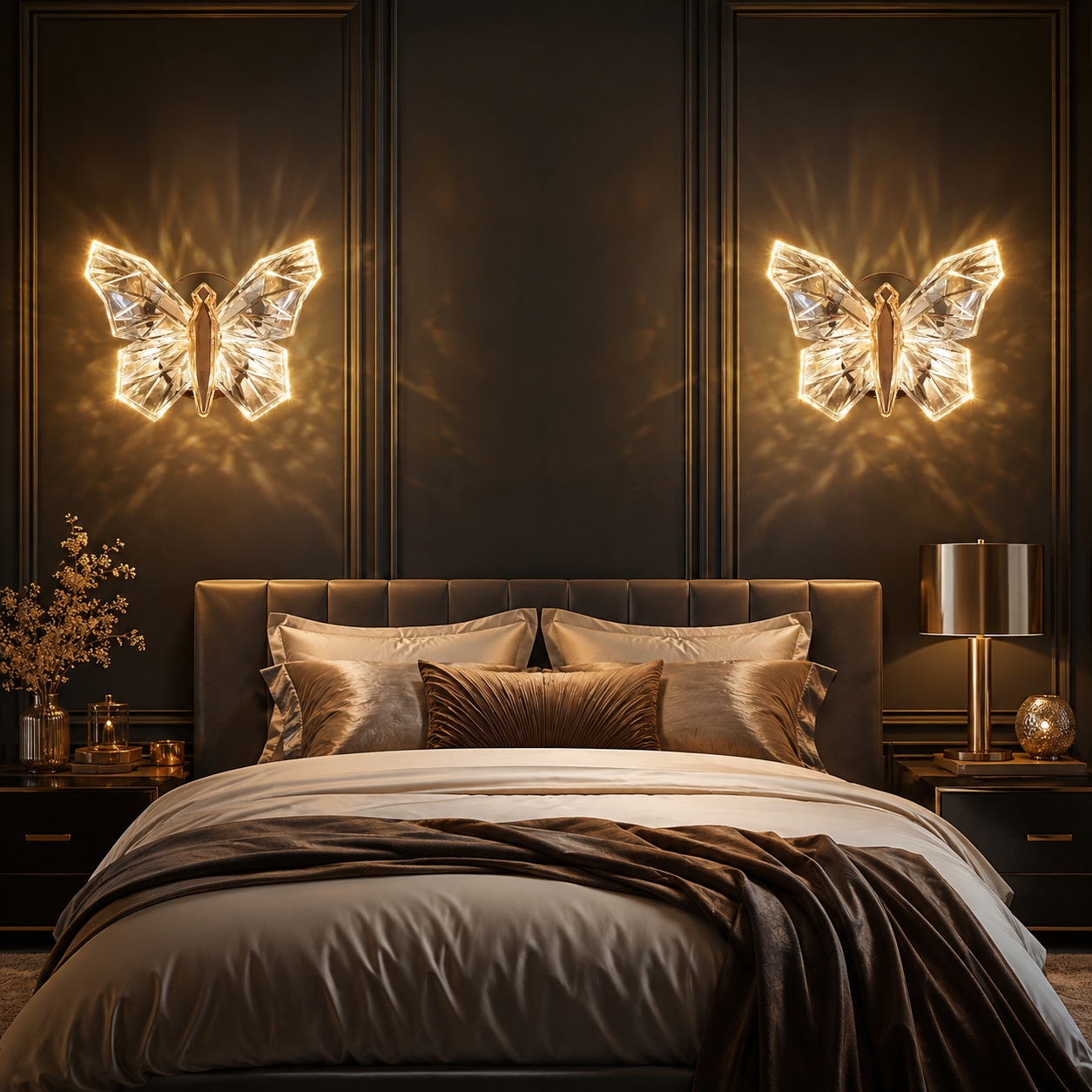 🔥Hot Sale - A Crystal Butterfly Glow — No Wiring Needed