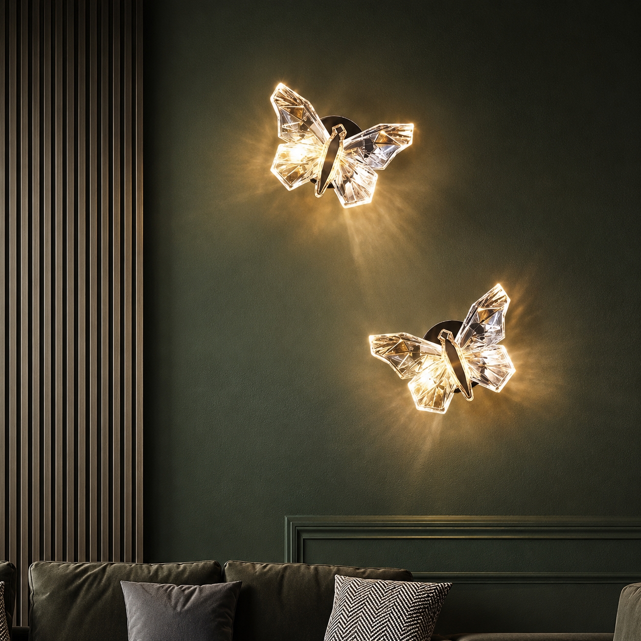 🔥Hot Sale - A Crystal Butterfly Glow — No Wiring Needed