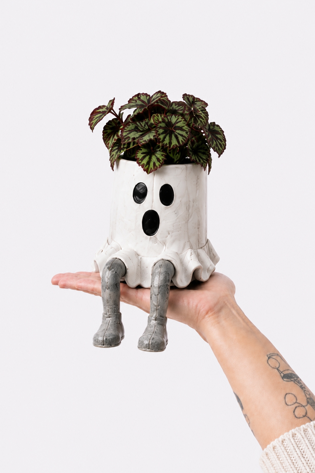 🎃 Limited Halloween Sale 👻 The Hanging Legs Family™ Whimsical Hanging Legs Planter – Spooky & Adorable Home Decor
