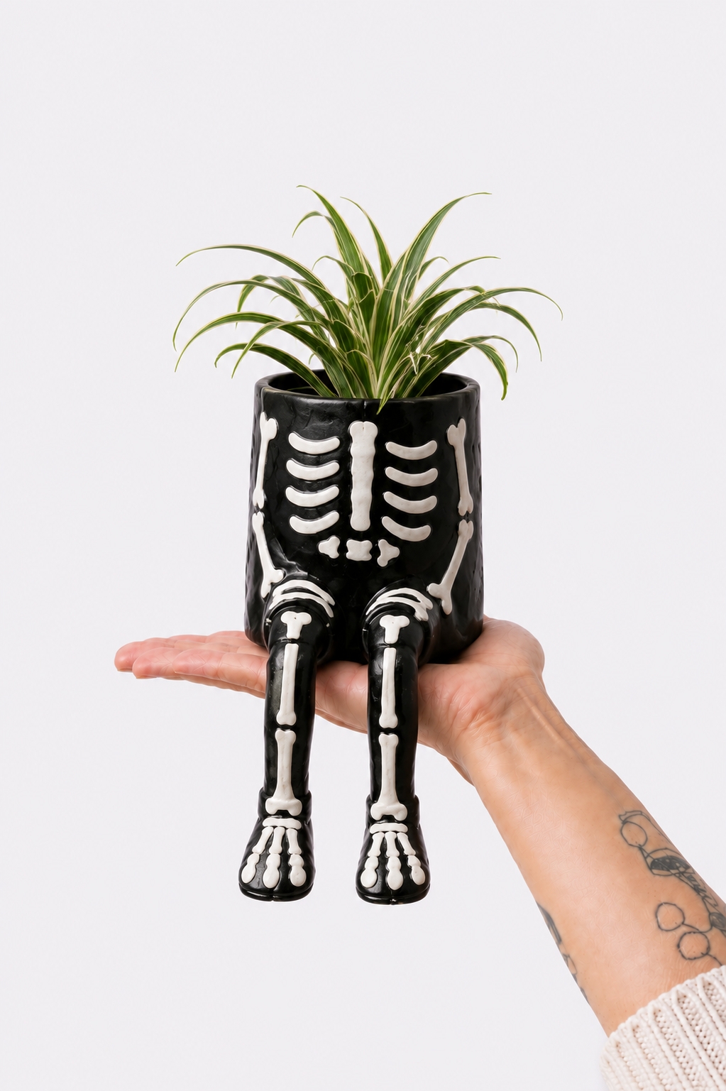 🎃 Limited Halloween Sale 👻 The Hanging Legs Family™ Whimsical Hanging Legs Planter – Spooky & Adorable Home Decor