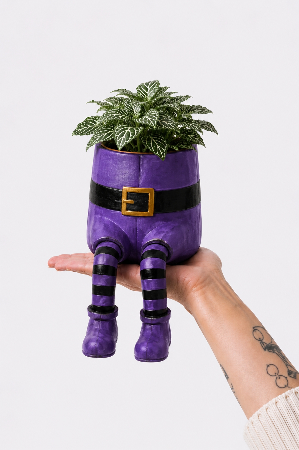 🎃 Limited Halloween Sale 👻 The Hanging Legs Family™ Whimsical Hanging Legs Planter – Spooky & Adorable Home Decor