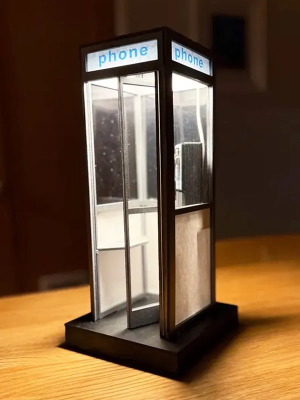 🔥Last Day 49% OFF - ☎️Retro Vintage Tall PhoneBooth Lamp