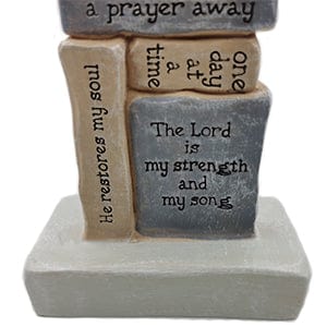 Handmade Cross Statue by Godisabove