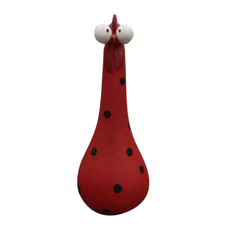 Garden resin ornaments-Silly Chicken Decor mysite