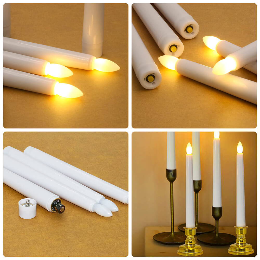 Halloween Flameless Candle Taper Light(6 PCS)-KOLAICH™