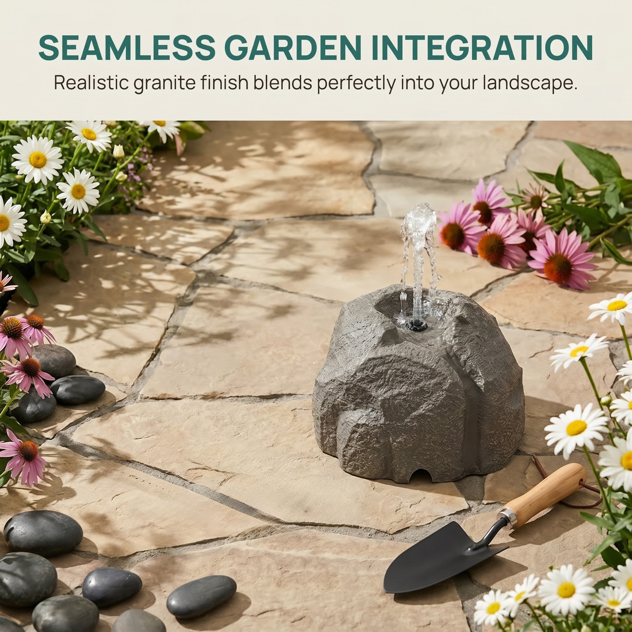 🐦⛲Realistic Granite Rock Bird Bath Fountain-KOLAICH™
