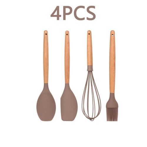 Kitchenware Cooking Utensils Set With Wooden Handle-KOLAICH™