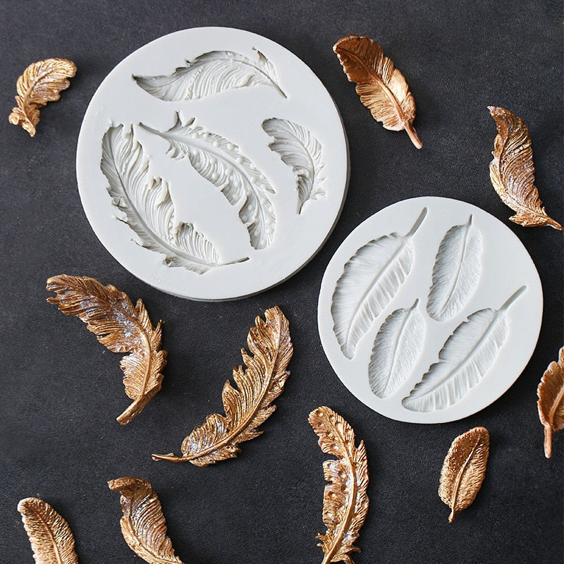 Feathers Fondant Mold-KOLAICH™