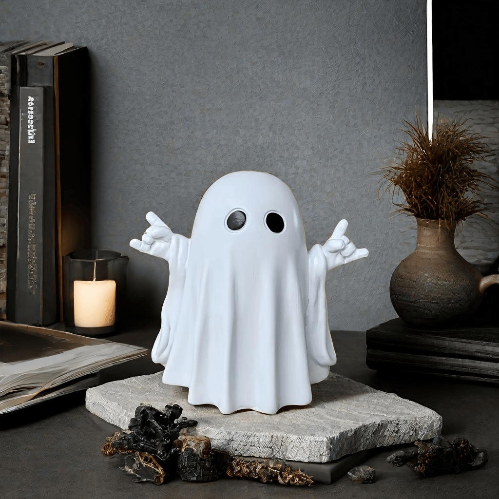 👻 Purely Handmade Cute Ghost Statue🎉-KOLAICH™