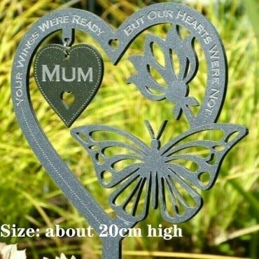 🔥Last Day 49% OFF🔥 - Memorial Gift Butterfly Ornament Garden Plaque