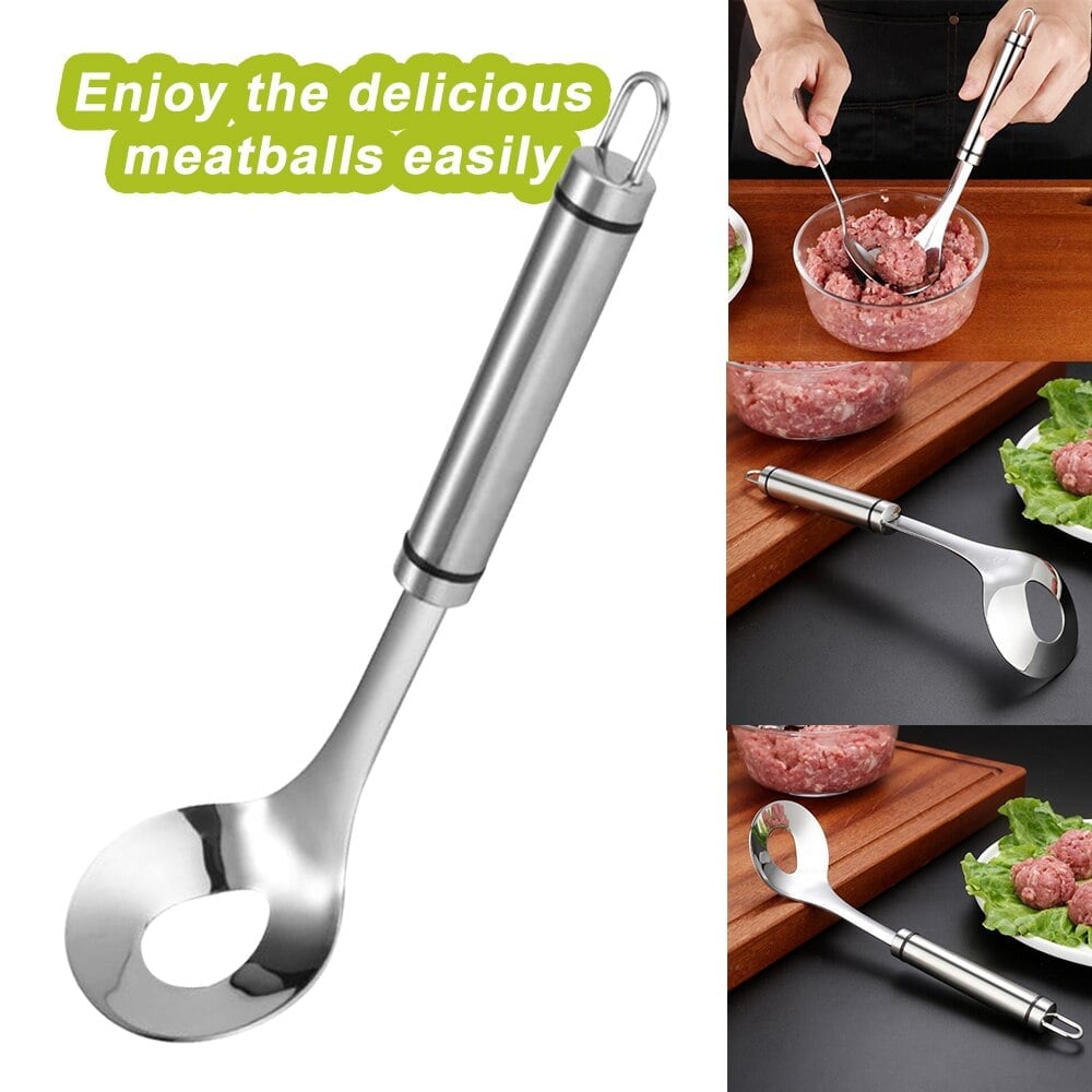 (🎄🎁2023-Christmas Hot Sale🎁-48% OFF) Stainless Steel Meatball Maker Spoon