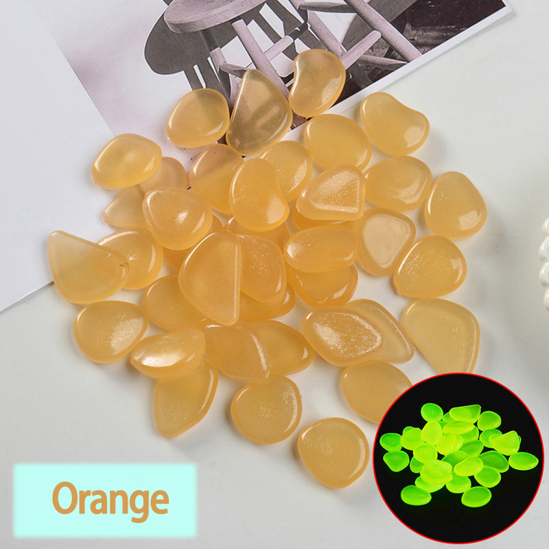 Glow-in-the-Dark Garden Pebbles-KOLAICH™