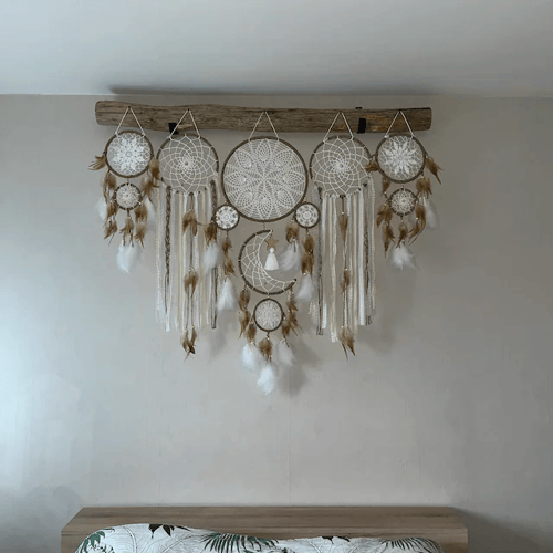 Dreamcatcher moon and stars hanging over the bed(Hot Sale-48% Off ）-KOLAICH™