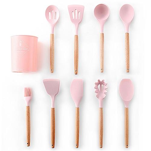 Kitchenware Cooking Utensils Set With Wooden Handle-KOLAICH™