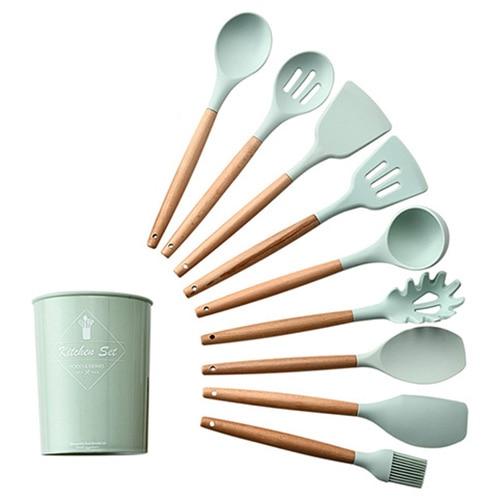 Kitchenware Cooking Utensils Set With Wooden Handle-KOLAICH™