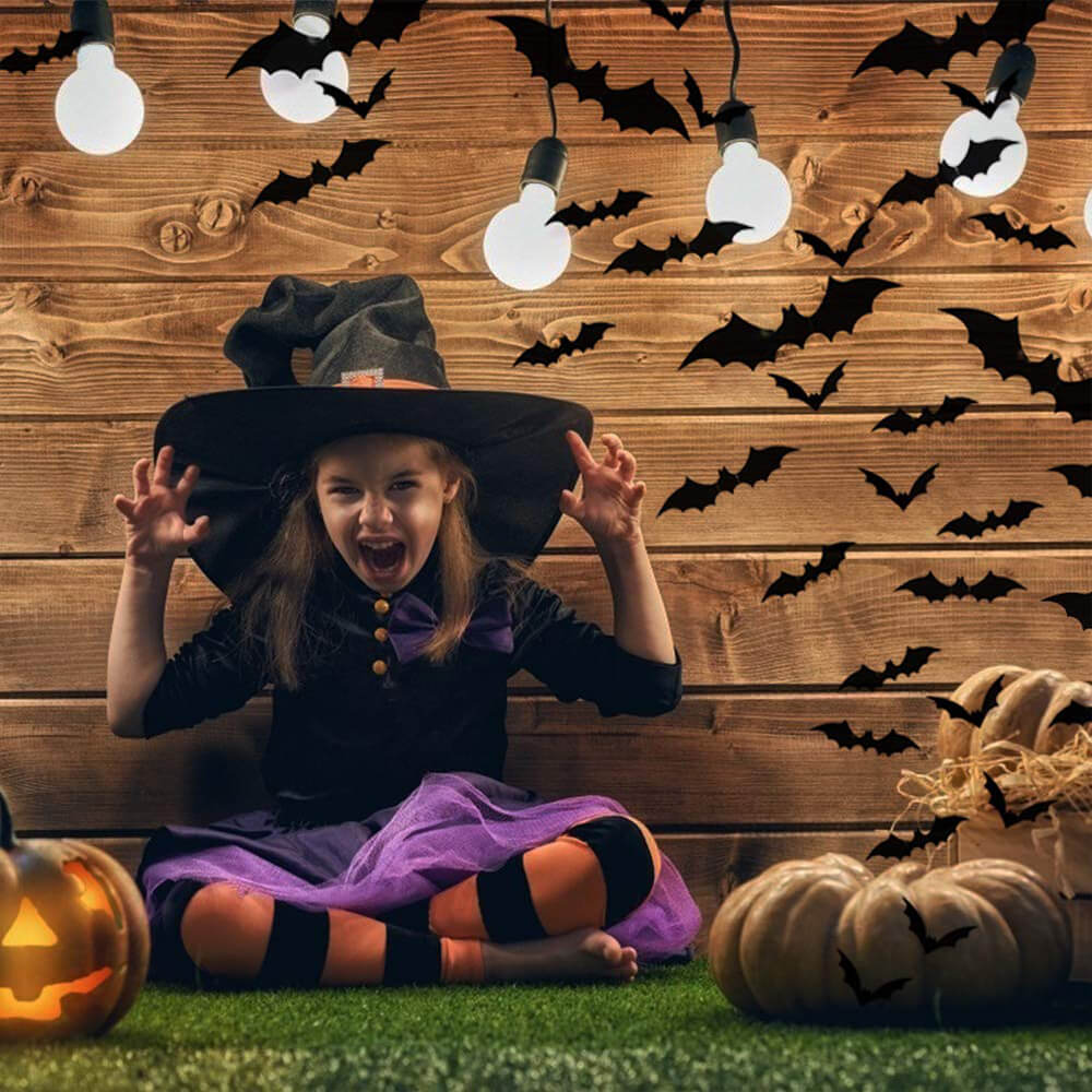 Halloween Bat Waterproof Sticker(120 PCS)-KOLAICH™