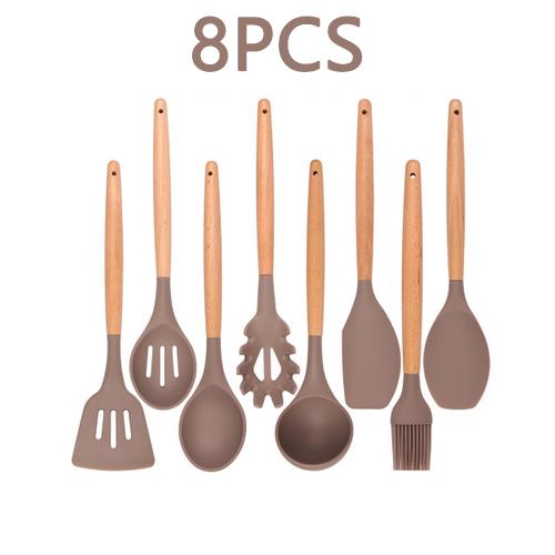 Kitchenware Cooking Utensils Set With Wooden Handle-KOLAICH™