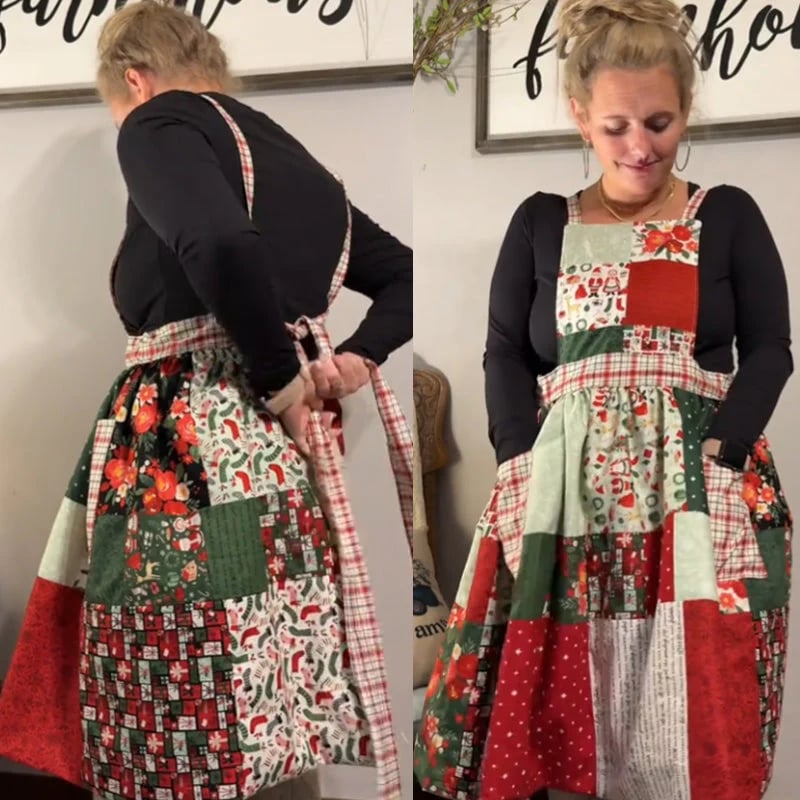 🔥LAST DAY 50% OFF🎄The Merry Stitch Christmas Apron