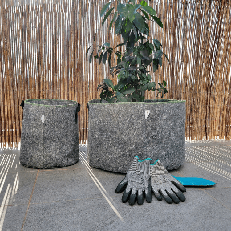 Micro-aerated geotextile planting bag